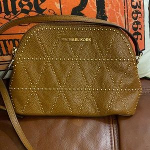 Michael Kors shoulder bag, caramel color, 10”x7”x3.5”